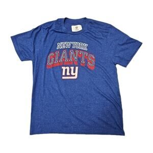 Official NFL New York Giants Blue Football T Shirt XL Team Apparel Sports